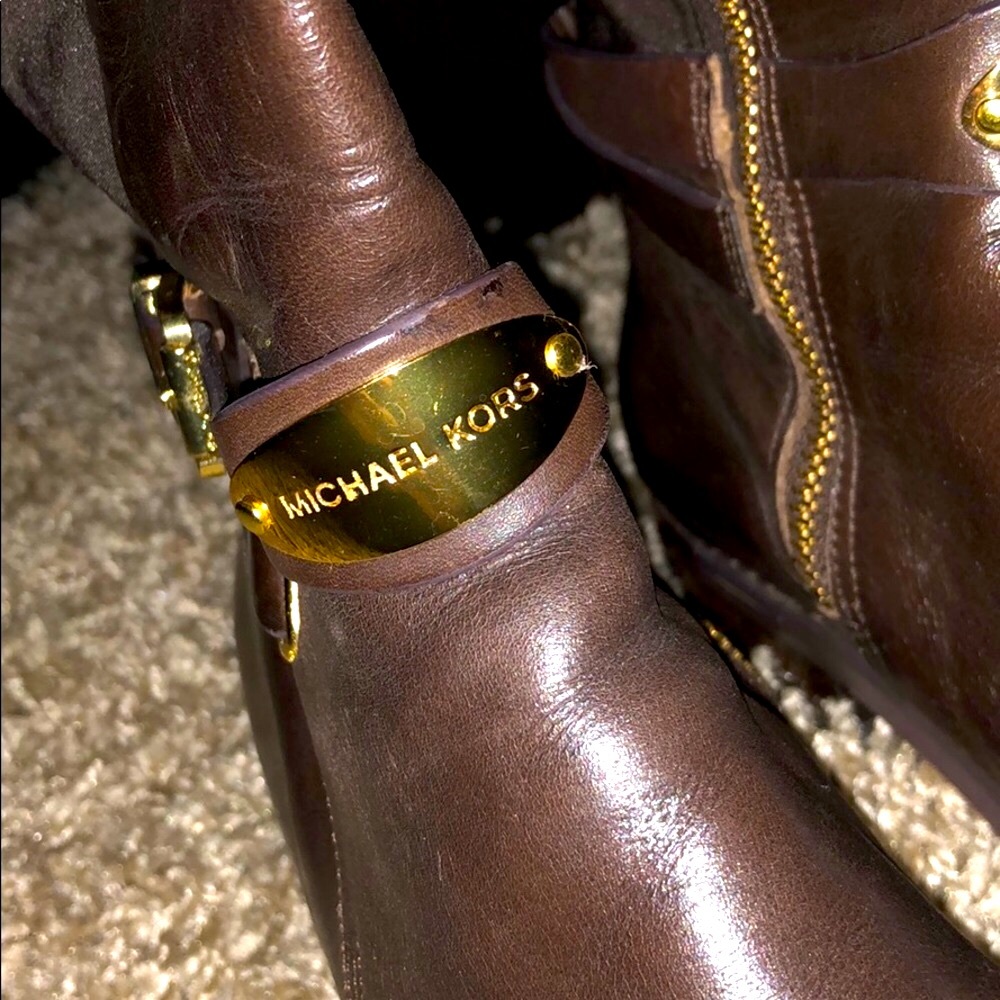 MK Leather Boots